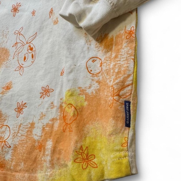 🍊 Disney World Orange Bird "HELLO SUNSHINE" Tie-Dye Spirit Jersey XS - Picture 8 of 10